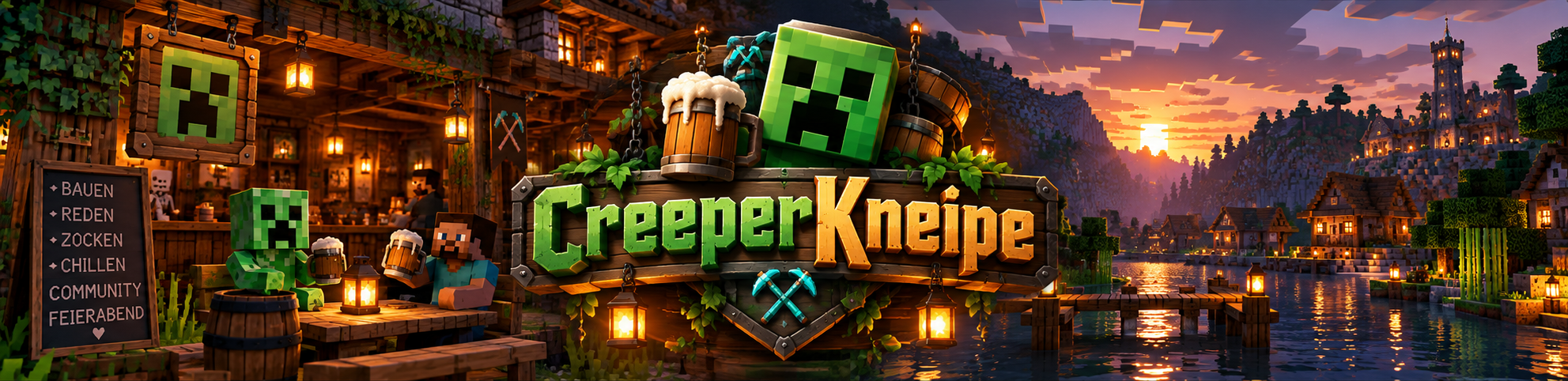 Creeper Kneipe Banner